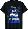 El Salvador Independence Day Independencia Salvadoran Flag T-Shirt