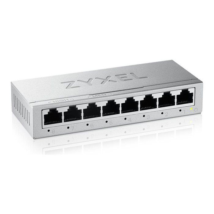 Switch Ethernet - ZYXEL - GS105B - 5 Ports - Métal - QoS