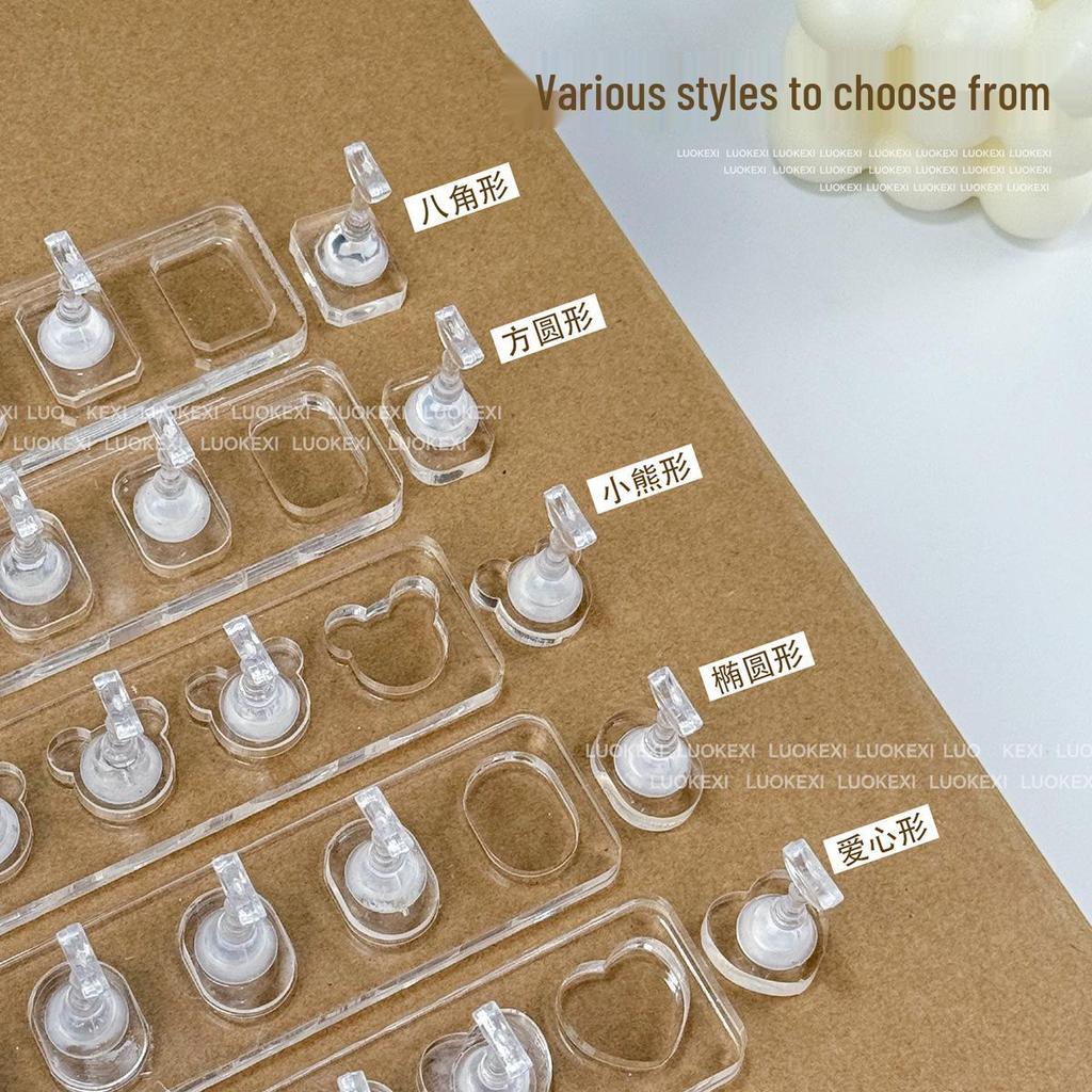 Hot Item: No-Magnet Cat Eye Nail Holder - High-Transparency Wearable Practice Tool