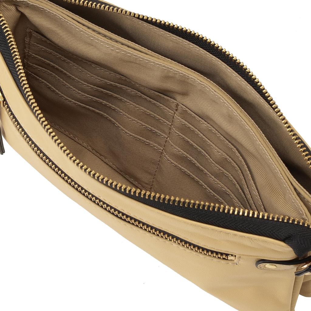 Wallet Bag WALLET SHOULDER Greige [Antiform Design] Women's