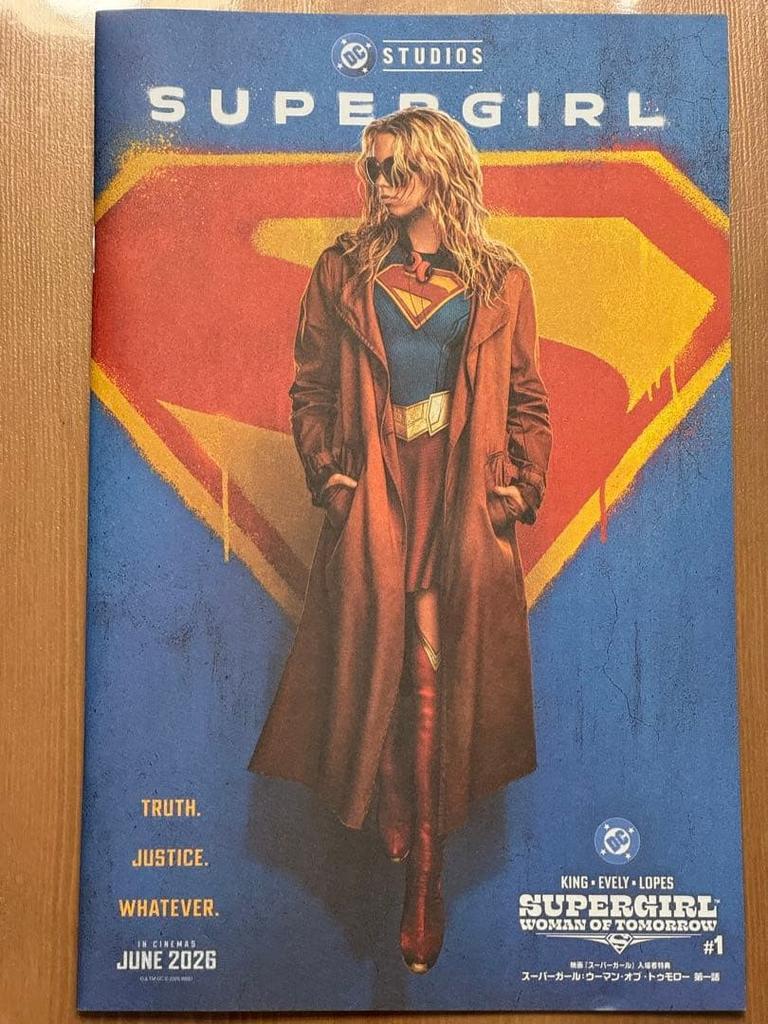 Supergirl Movie Admission Bonus Comic Woman Tomorrow Vol.1 Japan Limited