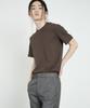 DUSTYWHITE Brown Ribbed T-Shirt