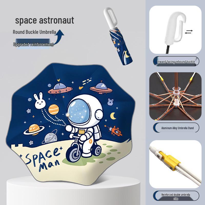 Bezpečný automatický deštník pro děti - Proti propíchnutí, zaoblené rohy pro školáky a školačky