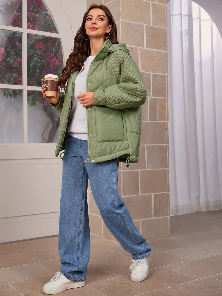 Cinemore Brand New Fashion Spring Down Jacket Autumn Women Coats Middle Length Parkas Woman Jackets Female Thin Cotton 80317