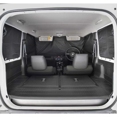 BONFORM Magnetic Curtain for Jimny Magnetic Ideal for Car and Disaster Car Interior JB64/JB74, Black, Mount, Camping, Rest, Leisure, Preparedness,