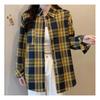 Navava Men S Retro Vintage Long Sleeve Check Shirt Nb2310