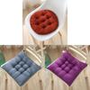 Modern Minimalist Cotton Office Chair Cushion With Ties For Home And Workspace Comfort