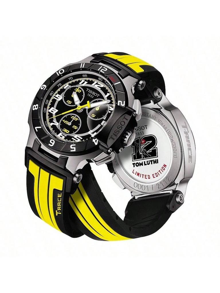 Tissot Men's Quartz Watch, Rubber Strap, 100m Water-resistant T048.417.27.057.13