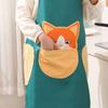 Oil-proof Kitchen Apron With Pockets Chef Work Uniform Cooking Accessories Cooking Apron  Kitchen