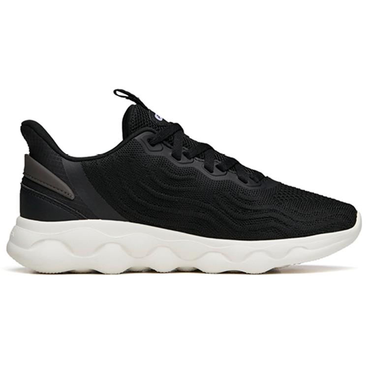 New Anta Rebound Cushioning Wear Resistant Slip Resistant Low Top Running Shoes Women's Black 122145530R-4