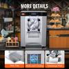 VEVOR Commercial Ice Cream Machine, 12 L/H Yield, 1295W Single Flavor Countertop Hard Serve Ice Cream Maker, 4.5L Stainless Steel Cylinder
