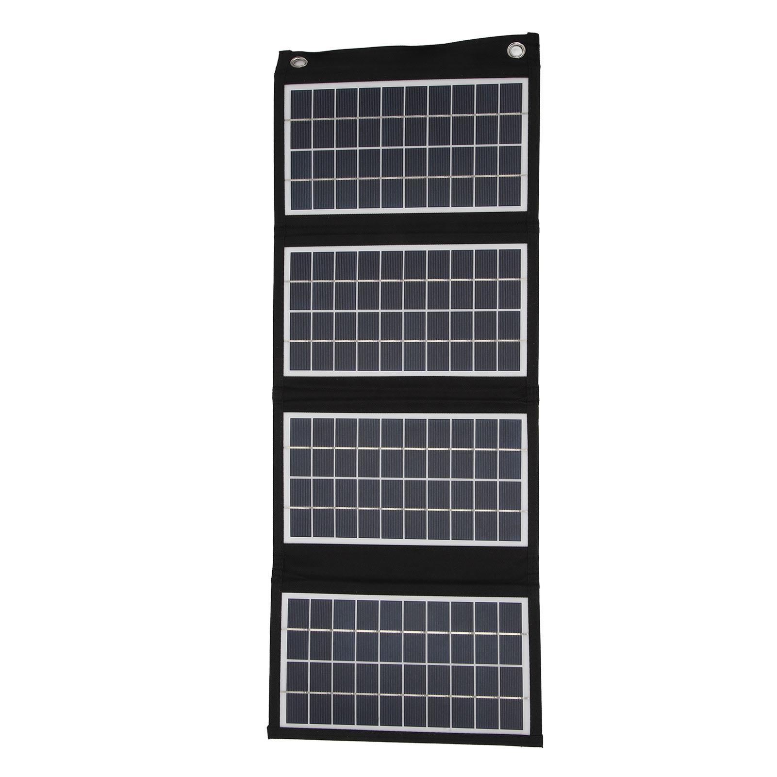 

Solar Folding Bag 30W 5V Portable Solar Panel Charger with Dual USB Output for Mobile Phone Travel Camping