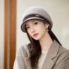 Autumn and Winter Hat Women's Sequined Warm Equestrian Hat Fashion Casual Basin Hat Cold Protection Ear Hat