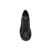 Alexander McQueen Oversized Sneaker Leather Low top Skateboard Shoes Men's Black Rose Jewel 553680WHTQT1436