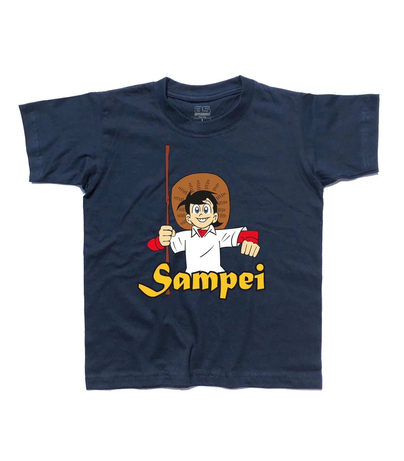 

T-Shirt Child Sampei the Fisherman Fishing Fish Fishing Japan Cartoons Ages 80 100