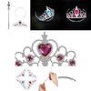 Shining Girl Princess Belle Dress Up Party Accessory 2pcs Set With Wand Tiara