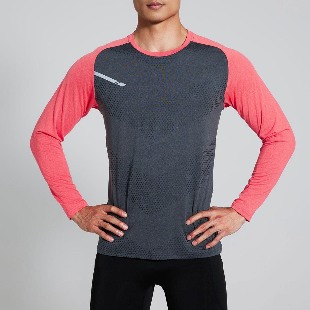 Unisex Long Sleeve Quick-Dry Basketball Training T-Shirt for Autumn/Winter.