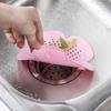 Sink Anti-blocking Floor Drain Cover Shower Drain Strainers Bathtub Stopper Silicone Sink Cover Hair Catchers Bathroom Filter