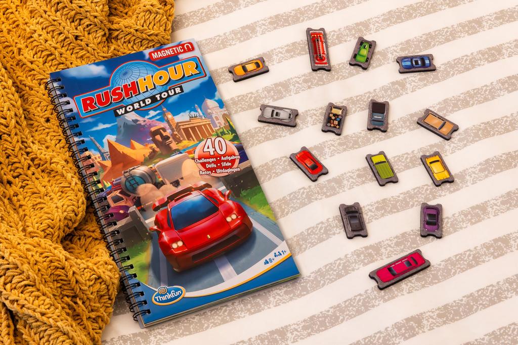 Thinkfun Educational Game Rush Hour Magnet Travel 76544 Puzzle with Japanese Instructions (Ages 8+) (Board Game, Kids' Game, Game)