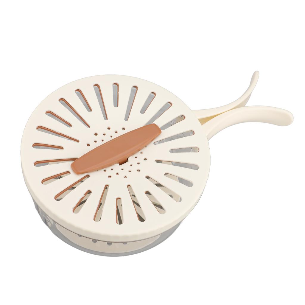 Fruit Vegetable Washing Bowl Thickened Double Layer Multifunctional Draining Bowl with Lid Foldable 