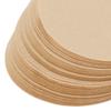 100pcs set 64mm Size Round Coffee Filter 100 Pcs Pack Round Shape Unbleached Coffee Filter Unbleached Nature Material