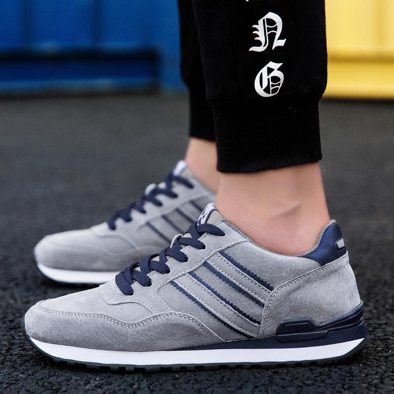 

Мужская обувь для спорта и отдыха. Удобные и дышащие модные уличные кроссовки для бега. 45 серый