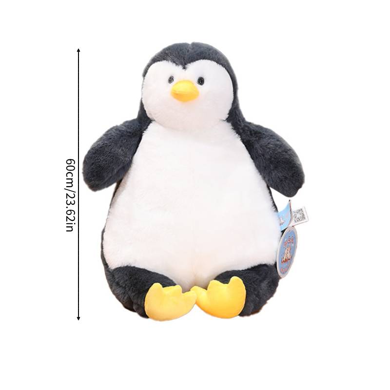 Lazy Penguin Plush Toy Pillow Doll Backrest Cushion Sleeping Companion Gift Girl
