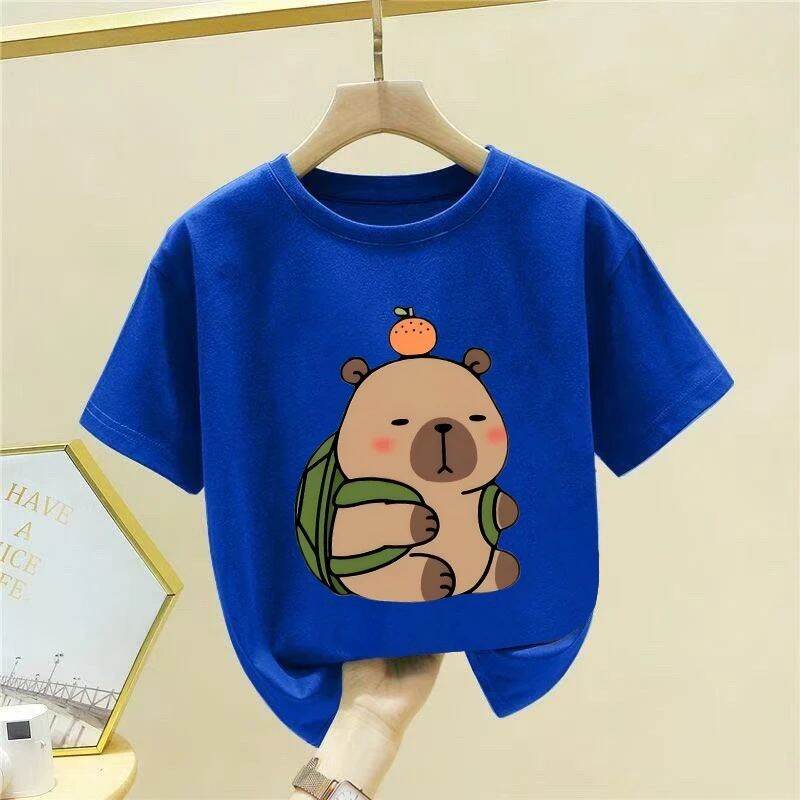 New Short Sleeve Cute Kids T-Shirt, Cartoon Printed Children's T-Shirt
