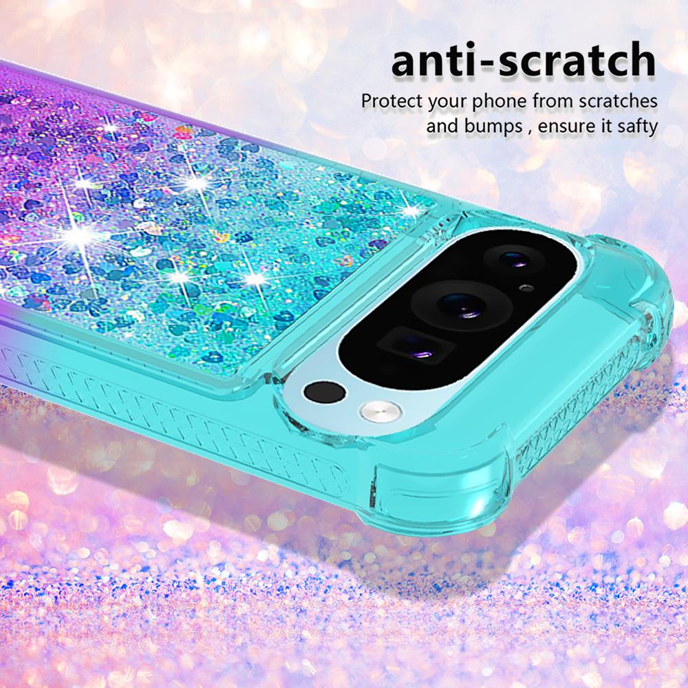 For Google Pixel 9/Pixel 9 Pro TPU Case Gradient Quicksand Phone Back Cover