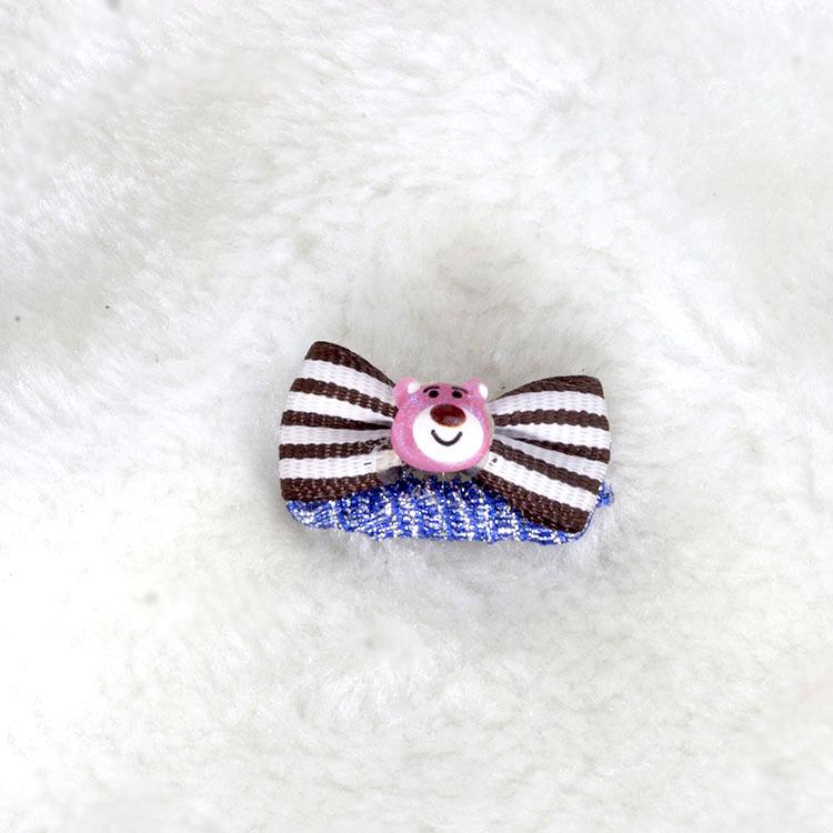 Bowknot Dog Hair Clip for Yorkshire Terrier, Teddy, Schnauzer, Maltese