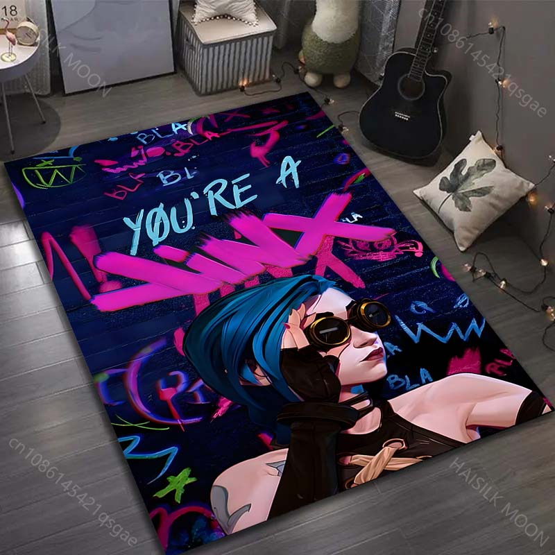 15 Größen A-Arcane Print Gamer Teppich für Wohnzimmer Schlafzimmer Sofa Fußmatte Dekor Sofatisch Bereichsteppich Rutschfeste Bodenmatte für Geschenke