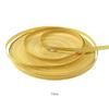 Wire Edge Stitched Edge Ribbon Golden Gold Braid Webbing Grosgrain Ribbon  Uniform Trim