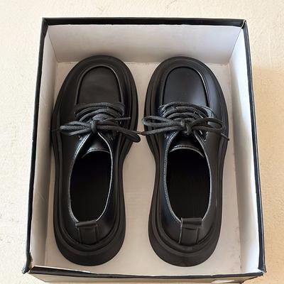 British Style Platform Small Leather Shoes, Leather Women's Shoes, Autumn and Winter New Mary Jane Japanese Jk Single Shoes