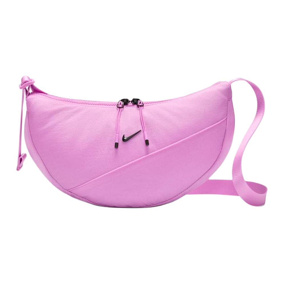 Nike Aura 4L Logo Nylon Crossbody Bag Unisex bags Light-Ocean-Pink HQ4370-503 Light Magenta