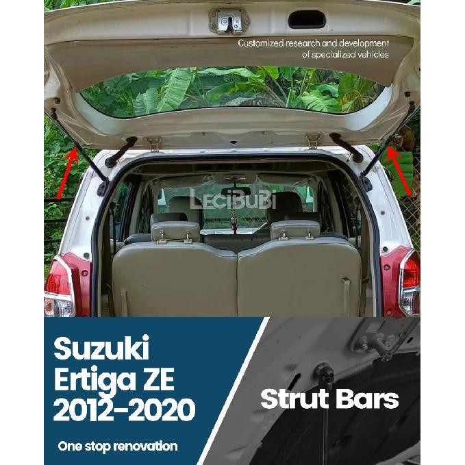 For Suzuki Ertiga ZE 2012-2020 2pcs Rear Trunk Tailgate Strut Boot Lift Support Bars Gas Spring Dampers Rod 81850M60M00