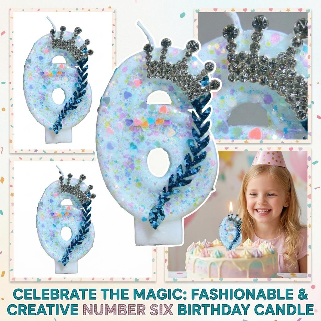 Fashion Cartoon Creative Birthday Candles Party Digital Candles