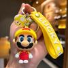 Super Mario Mario Keychain Small Gift Car Keychain Figurine Soft Rubber Creative Personalized Gifts Y2k Fashion Toys Anime Frind