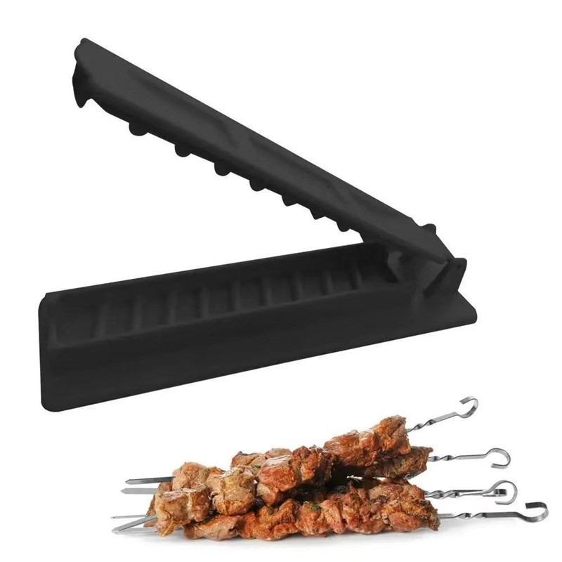 1PC Pinchos Fabricante de Kebab Pinchos para Barbacoa Pinchos para Barbacoa al Aire Libre Herramientas para Carne