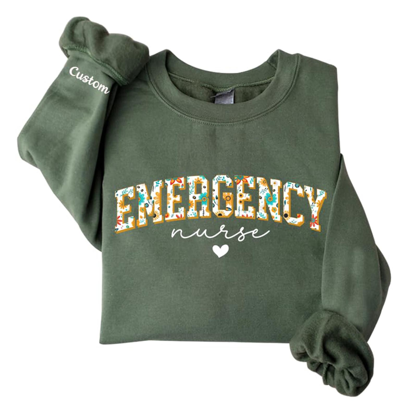 

Женская мода Английская линия Принт букв Универсальный свитшот с круглым вырезом L