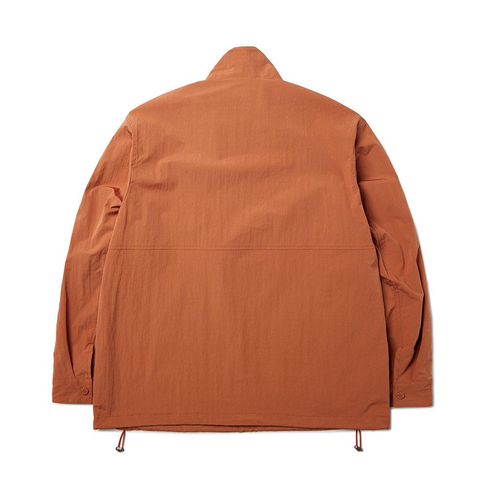 Brompton London Ripstop High Neck Anorak - Orange (P233Mjp221)