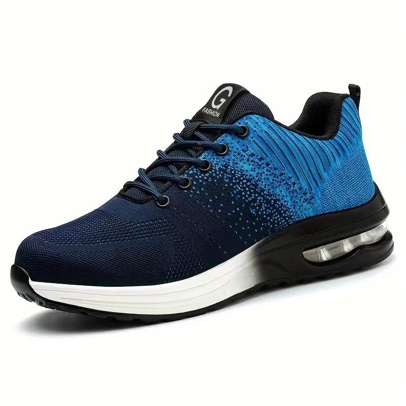 Men s Sporty Mesh Steel Toe Safety Shoes 37