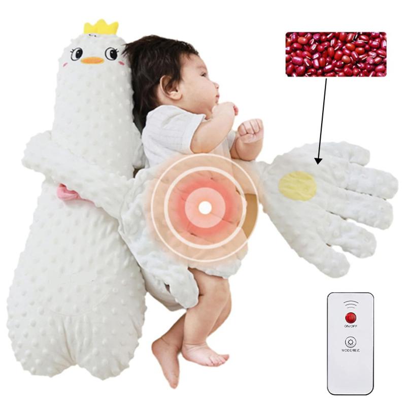 Heatable Baby Patter For Sleep Baby Startle Prevention Sleep Companion Automatic Palm Patting Sleeping Pillow Soothing Toy