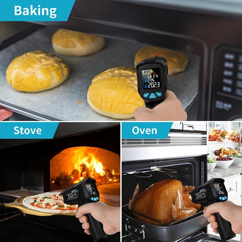 IR01A/B/C Non-Contact Digital Infrared Thermometer High Precision Industrial Temperature Meter Outdoor Hygrometer IR Thermometer