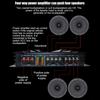 5800W Power AMP RMS Amplifier Car Subwoofer 4 Channel Amplifer High Power Car Bridgeable Amplifier