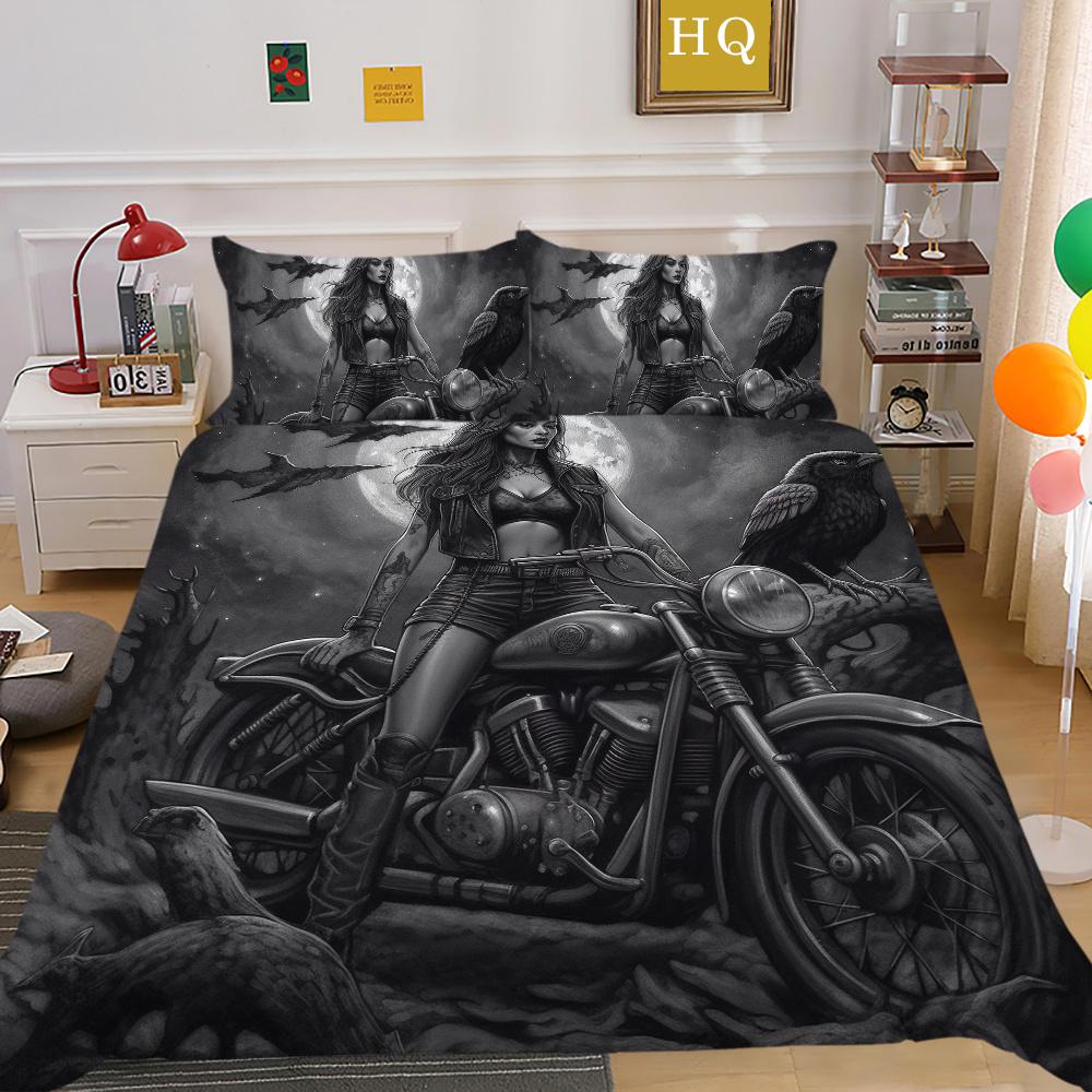 Hot Sale Duvet Cover Set Woman Man Bedding Suit Single Double Size Microfiber Home Bedclothes Bedroom Decor