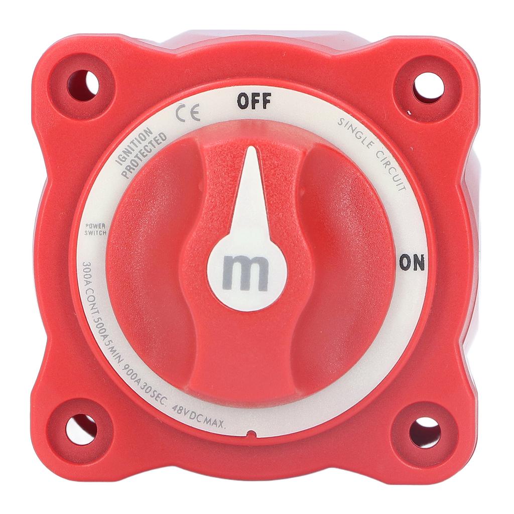 300A Battery Switch Mini Single Loop Battery Selector Switch for Yachts RVs Modified Cars Marine
