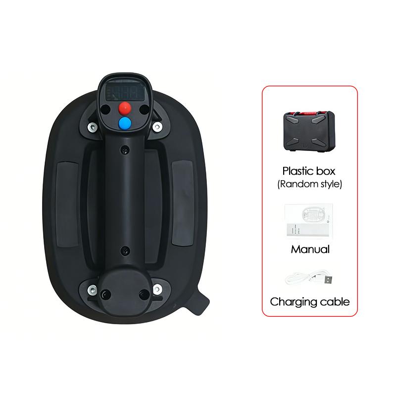 Industrial Grade Electric Suction Cup with LED Digital Display 1800mAh Rechargeable Heavy Duty Lifting Tool for Glass Tiles