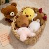 Cute Animal Plush Toys Children'S Table Doll Ornaments Companion Doll Birthday Christmas Gift Soft Sleeping Partner Kawaii Gifts