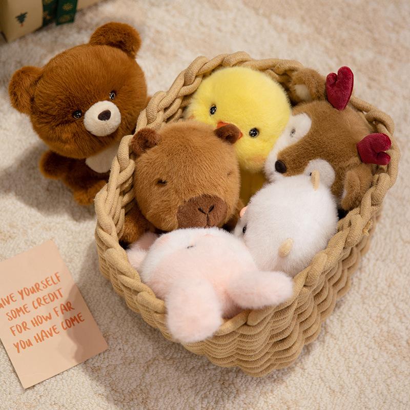 Cute Animal Plush Toys Children'S Table Doll Ornaments Companion Doll Birthday Christmas Gift Soft Sleeping Partner Kawaii Gifts