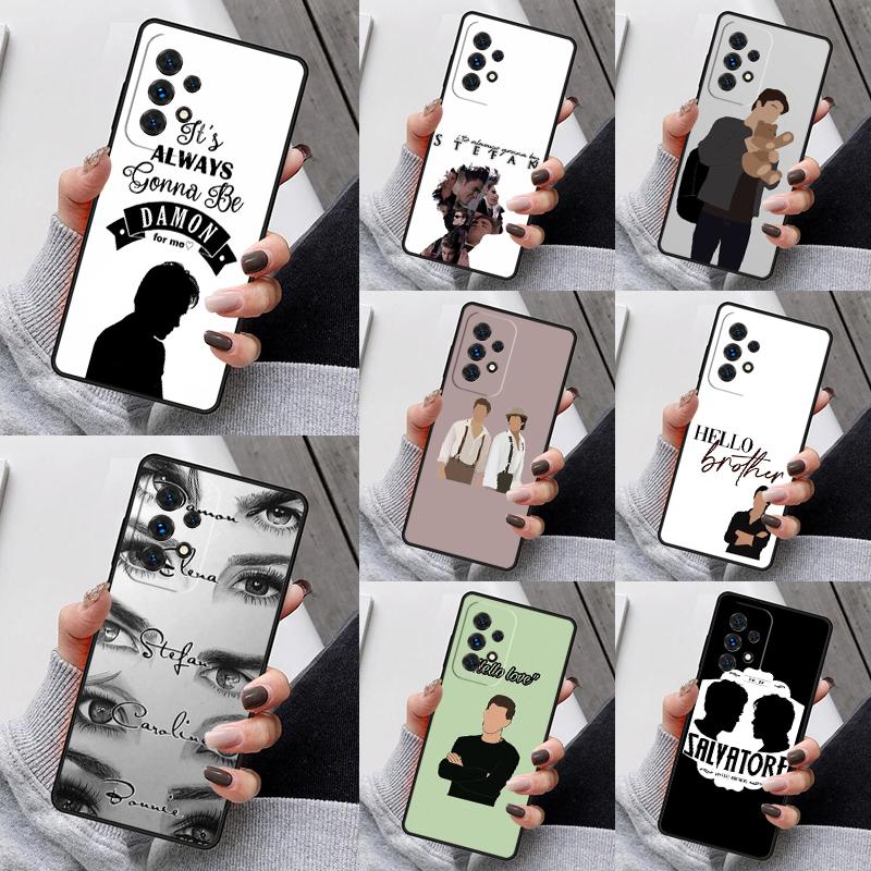Coque de téléphone série TV Vampire Diaries Pour Samsung Galaxy S25 S23 S30 S8 S21 S20 FE S24 S22 Note 10 20 Plus lite Ultra